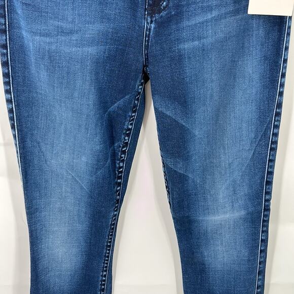 7 For All Mankind Women's Mid Rise Skinny Medium Wash NWT Jeans Size 25 - Picture 3 of 16